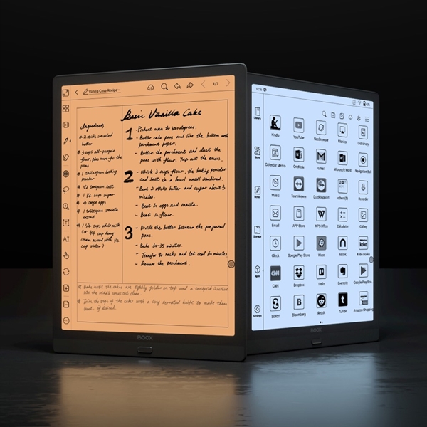 eBookReader Onyx MAX Lumi baggrundsbelysning